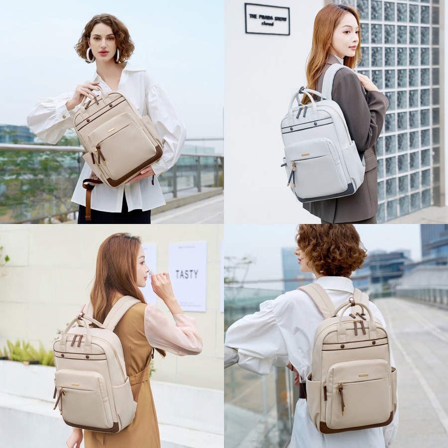 Women Bags New - 【New Arrival】Chic Beige & Brown Backpack