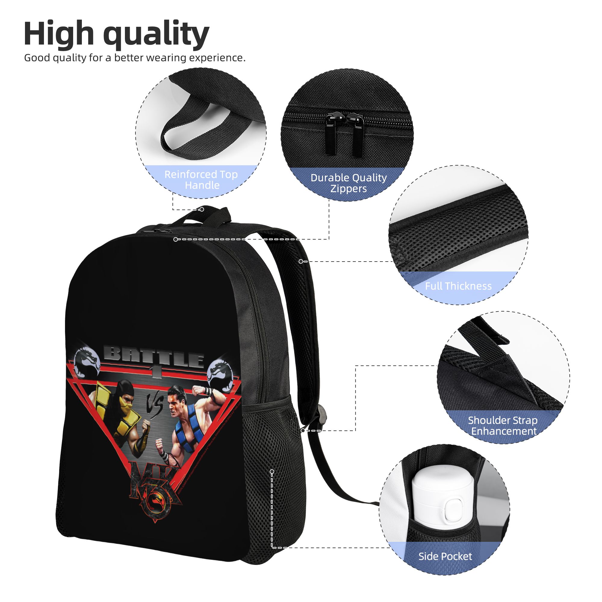 Mortal Kombat Battle MK Backpa - đánh giá và giá Women Bags Mk