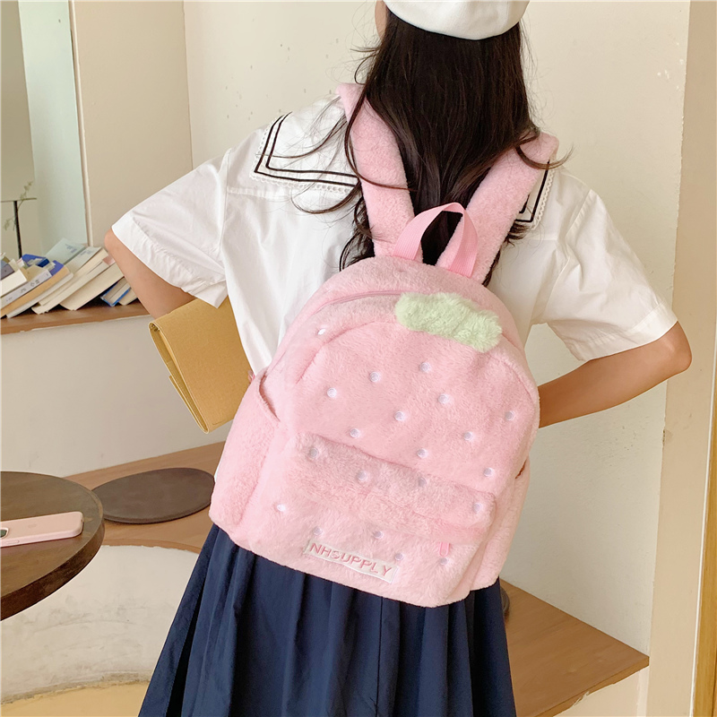 Plush Strawberry Classic Solid - đánh giá và giá Women Bags In Sale