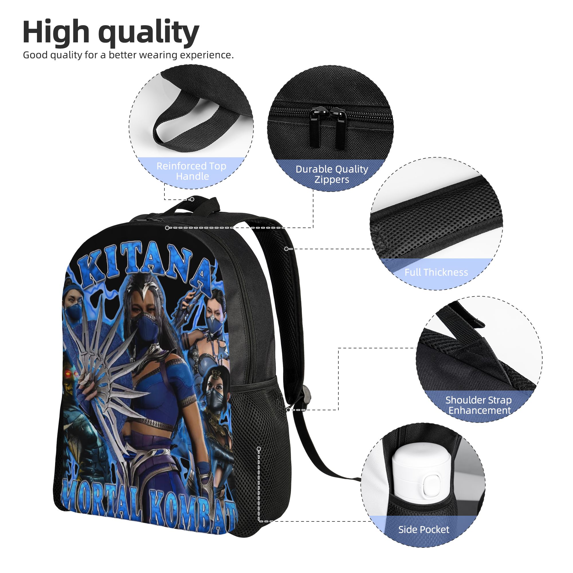Mortal Kombat Kitana MK Backpa - đánh giá và giá Women Bags Mk