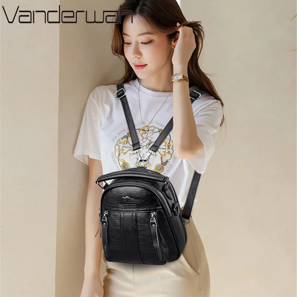 4 In 1 Leather Backpacks Multi - đánh giá và giá Women Bags In Sale