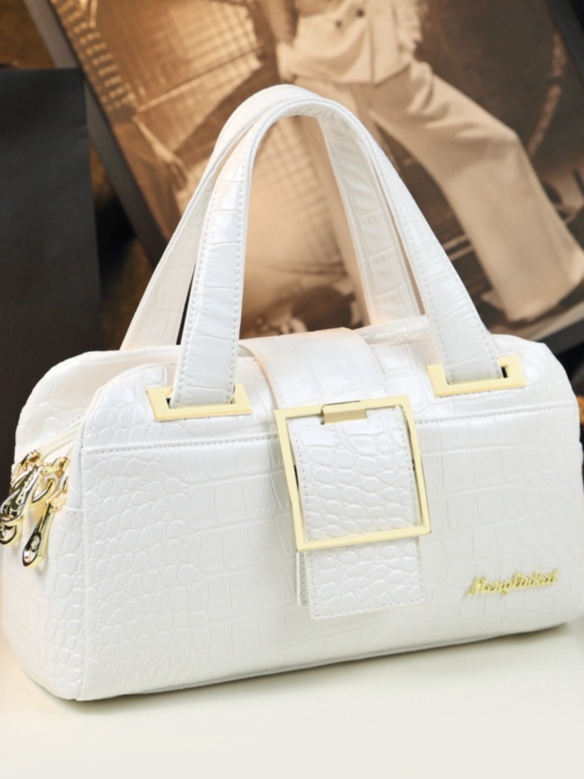 Large Capaci Leather Handbag F - đánh giá và giá Women Bags Mk