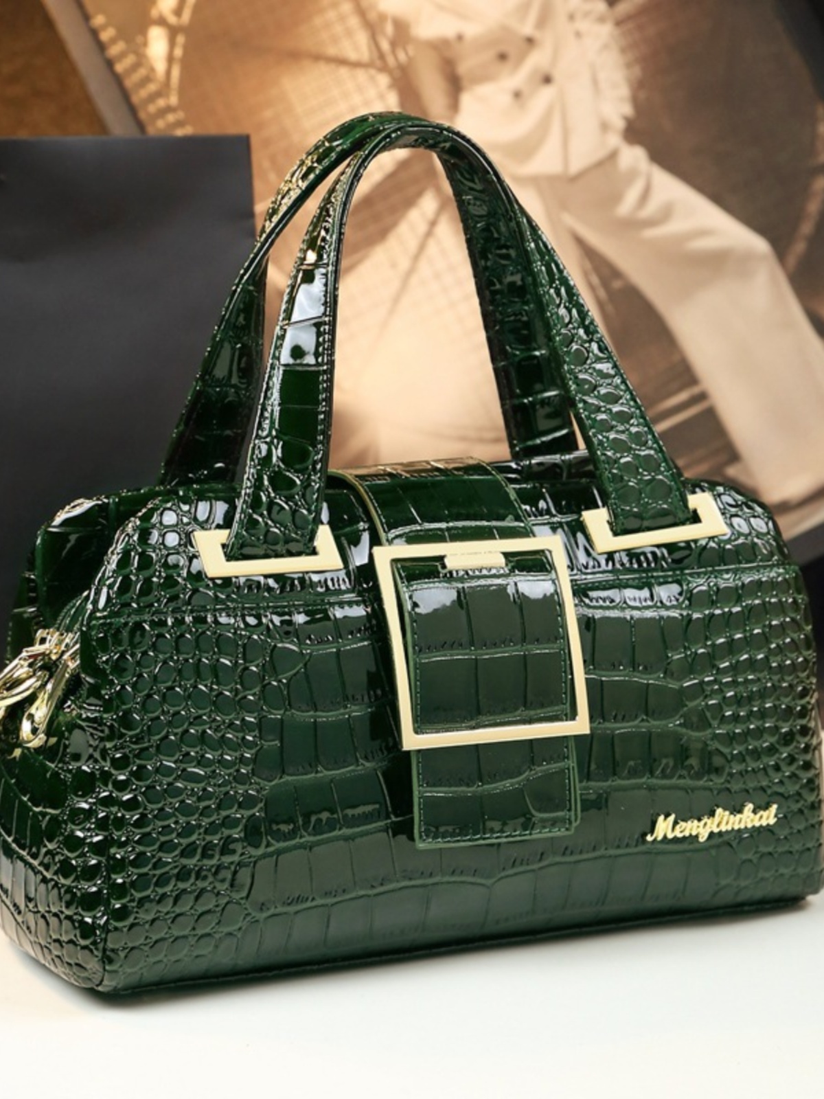 Large Capaci Leather Handbag F - đánh giá và giá Women Bags Mk