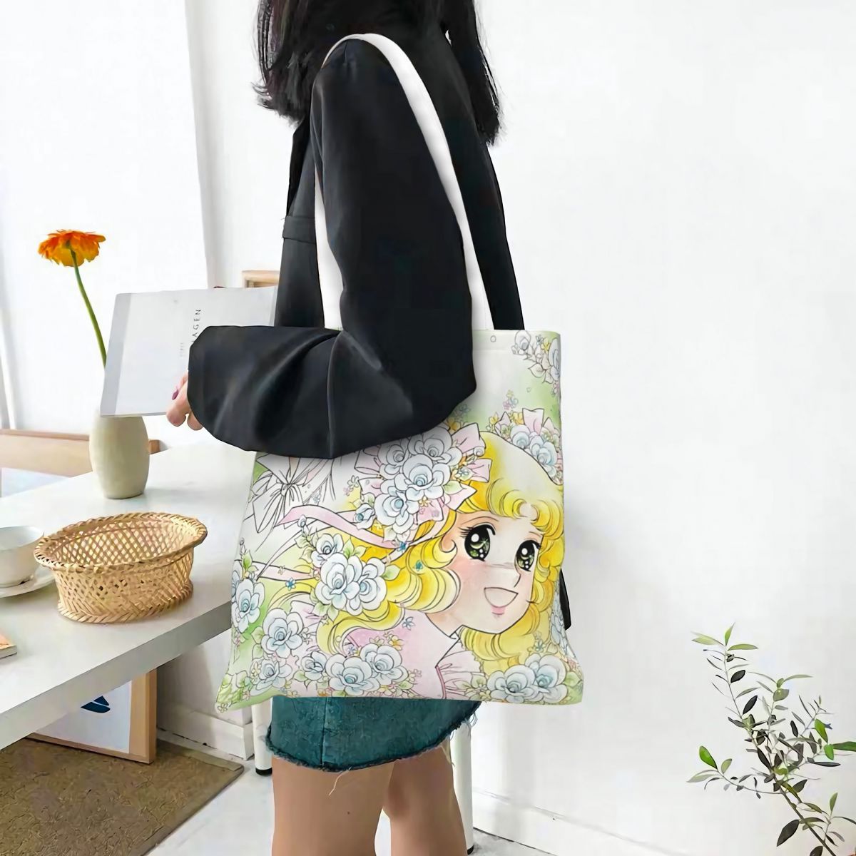 Candy Candy Anime Canvas Tote  - đánh giá và giá Women Bags In Trend