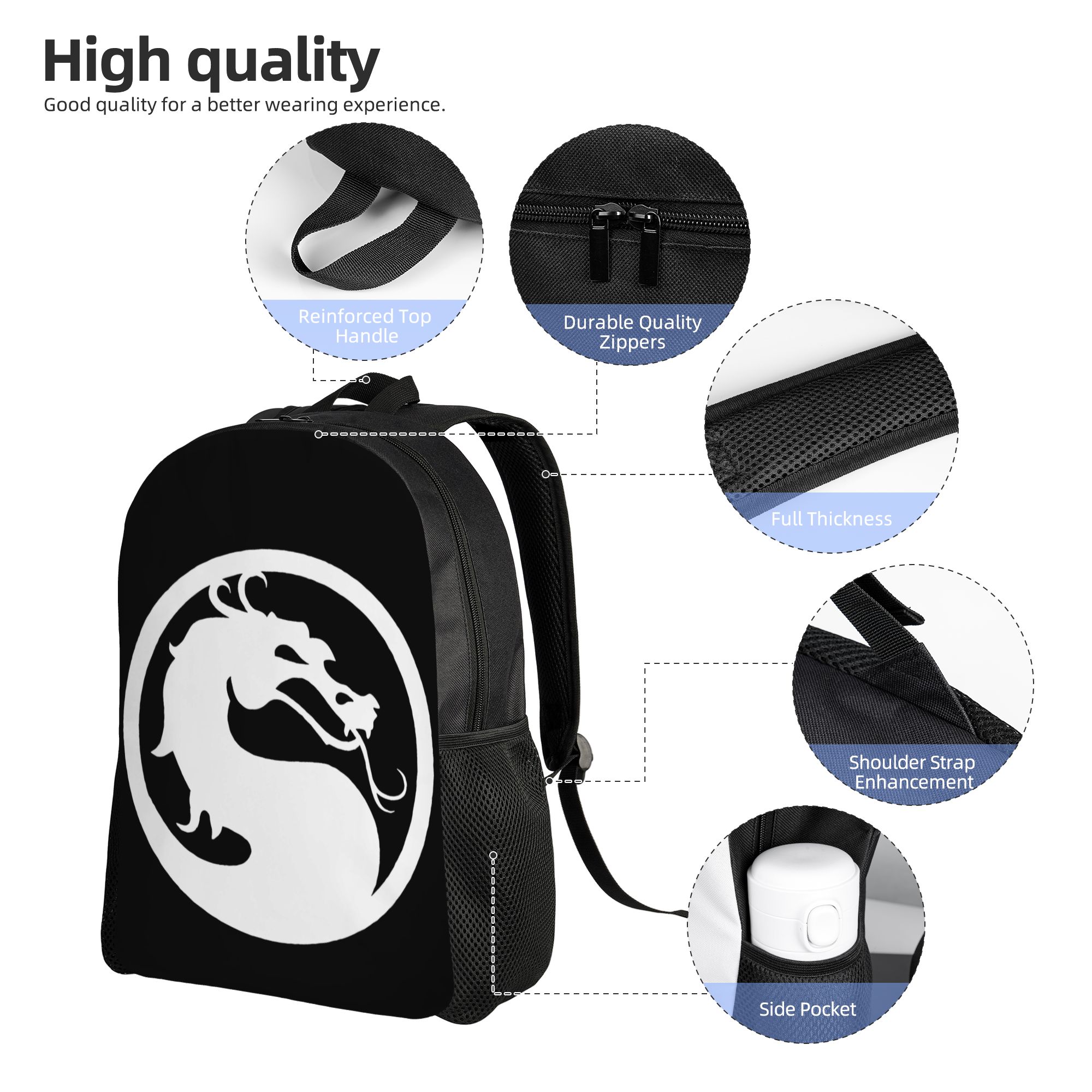 Mortal Kombat MK Casual Backpa - đánh giá và giá Women Bags Mk