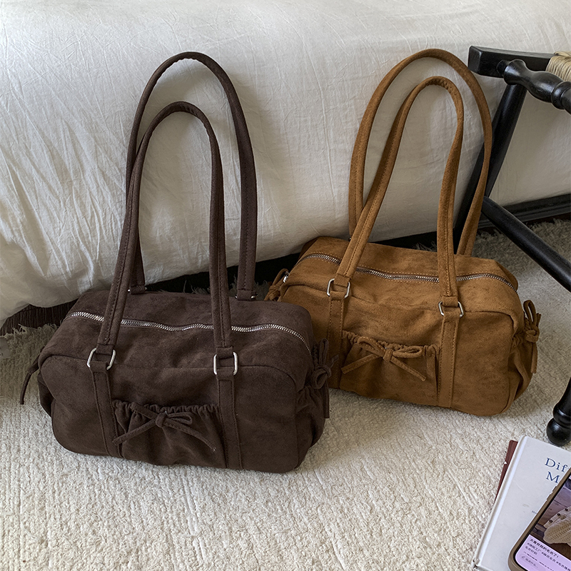 Vintage Leisure Suede Solid Co - đánh giá và giá Women Bags Mk