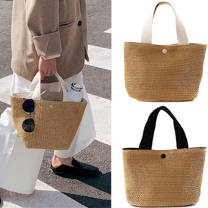 Elegant Ladies Straw Woven Han - đánh giá và giá Women'S Bags Holiday