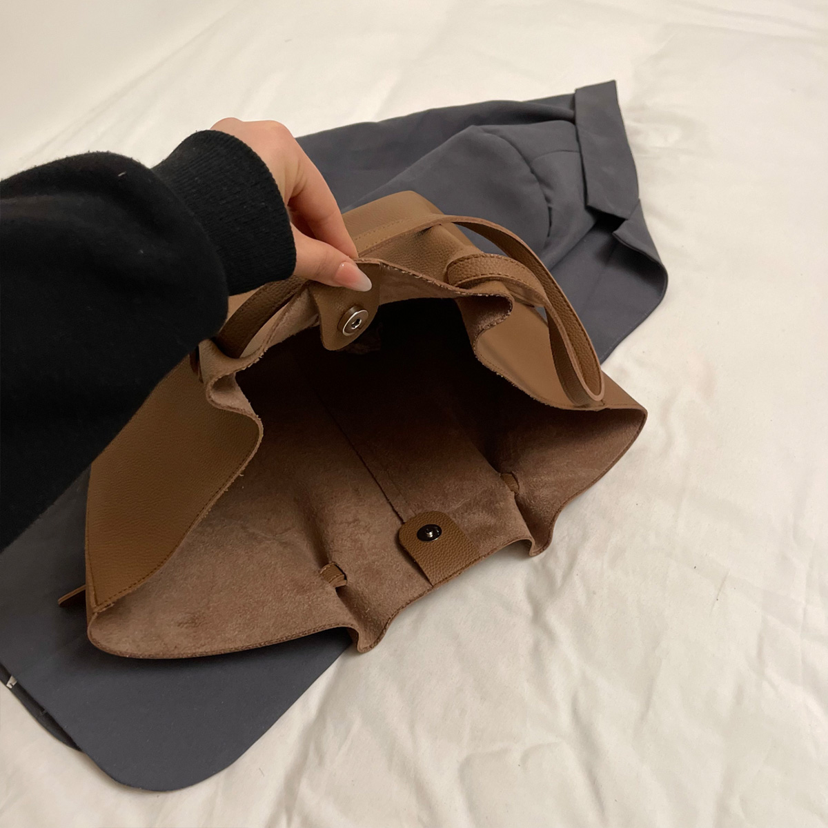Retro Women Tote Bag Soft PU L - đánh giá và giá Women Bags Mk