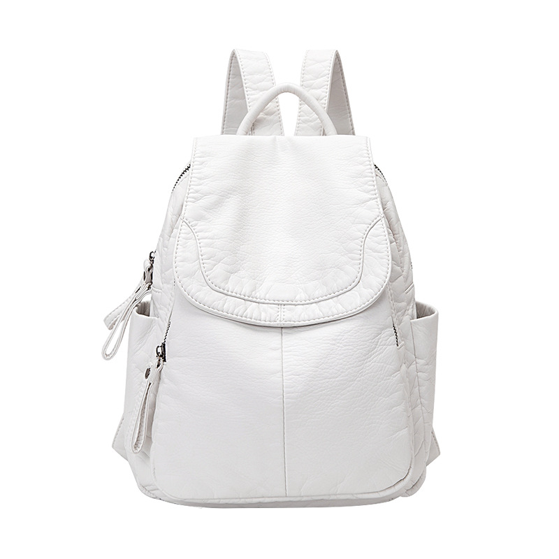 Women's Backpack White Washed  - đánh giá và giá Women Bags In Sale