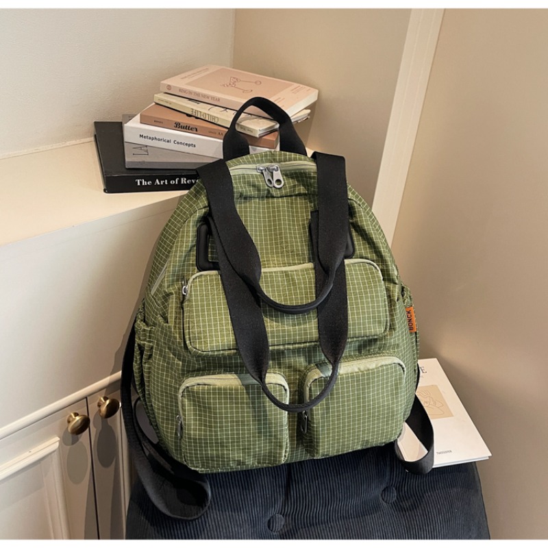 Multi-pocket Checkered Youth B - đánh giá và giá Women Bags In Sale