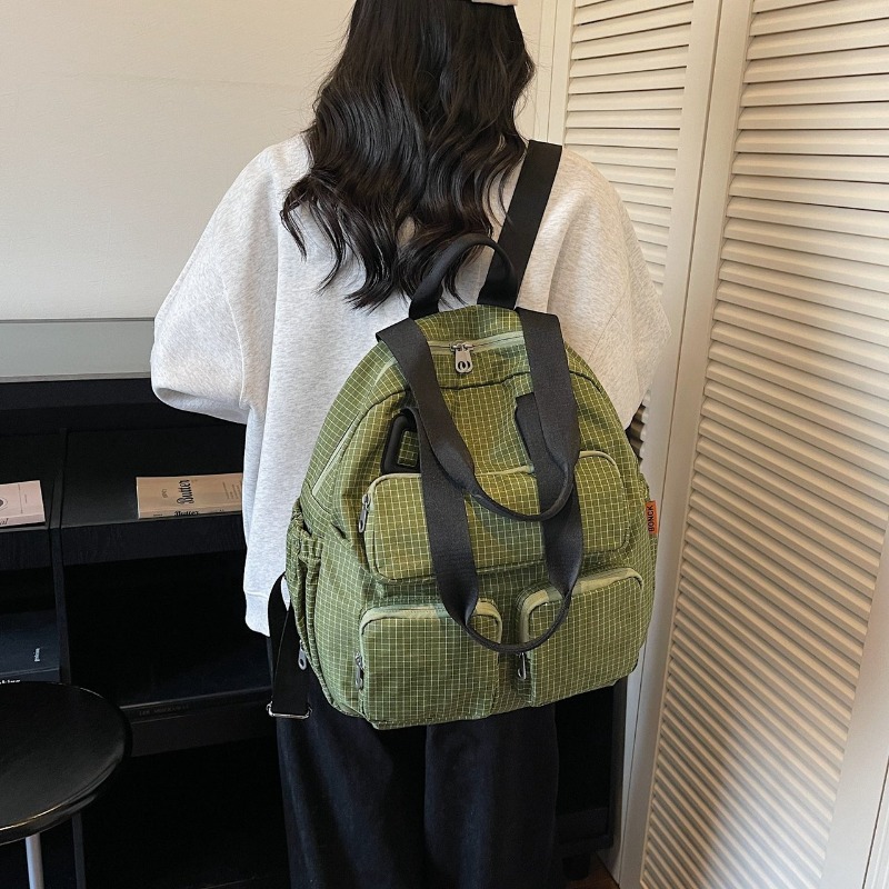 Multi-pocket Checkered Youth B - đánh giá và giá Women Bags In Sale