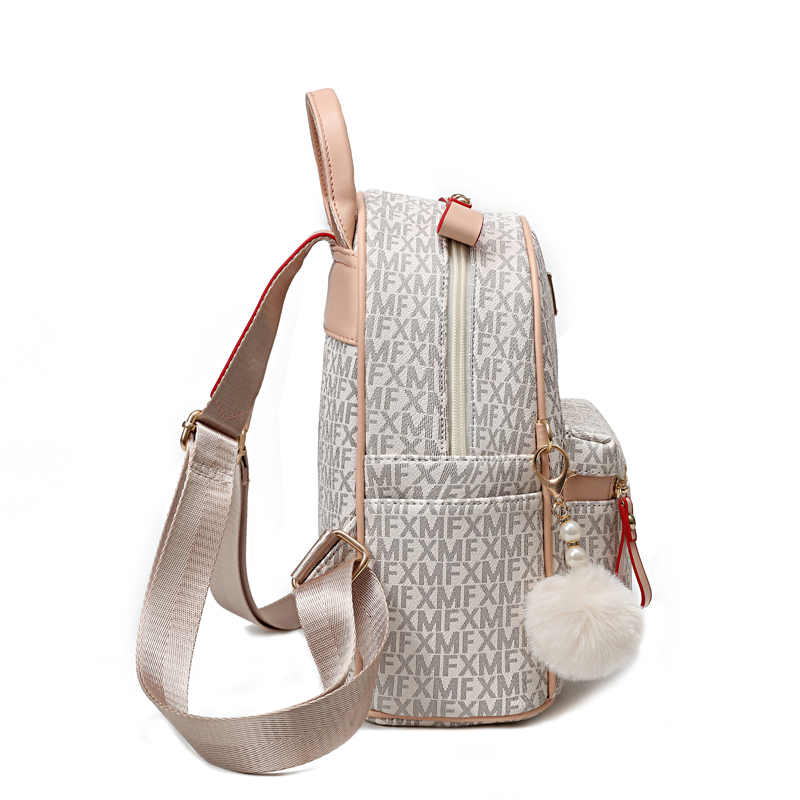 Letter Graphic Zipper Backpack - đánh giá và giá Women Bags Mk