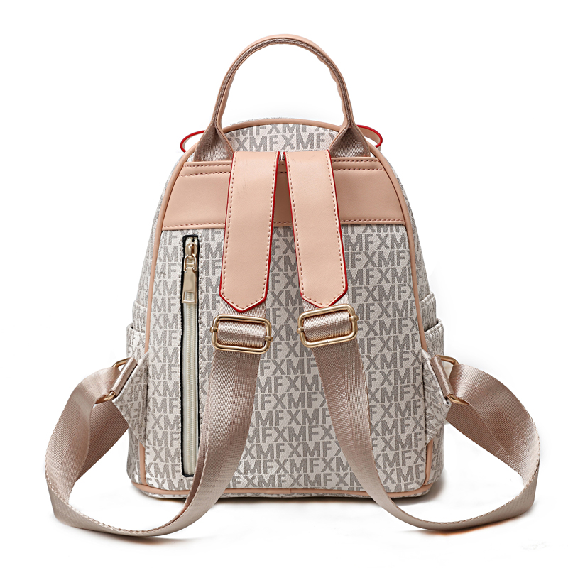 Letter Graphic Zipper Backpack - đánh giá và giá Women Bags Mk