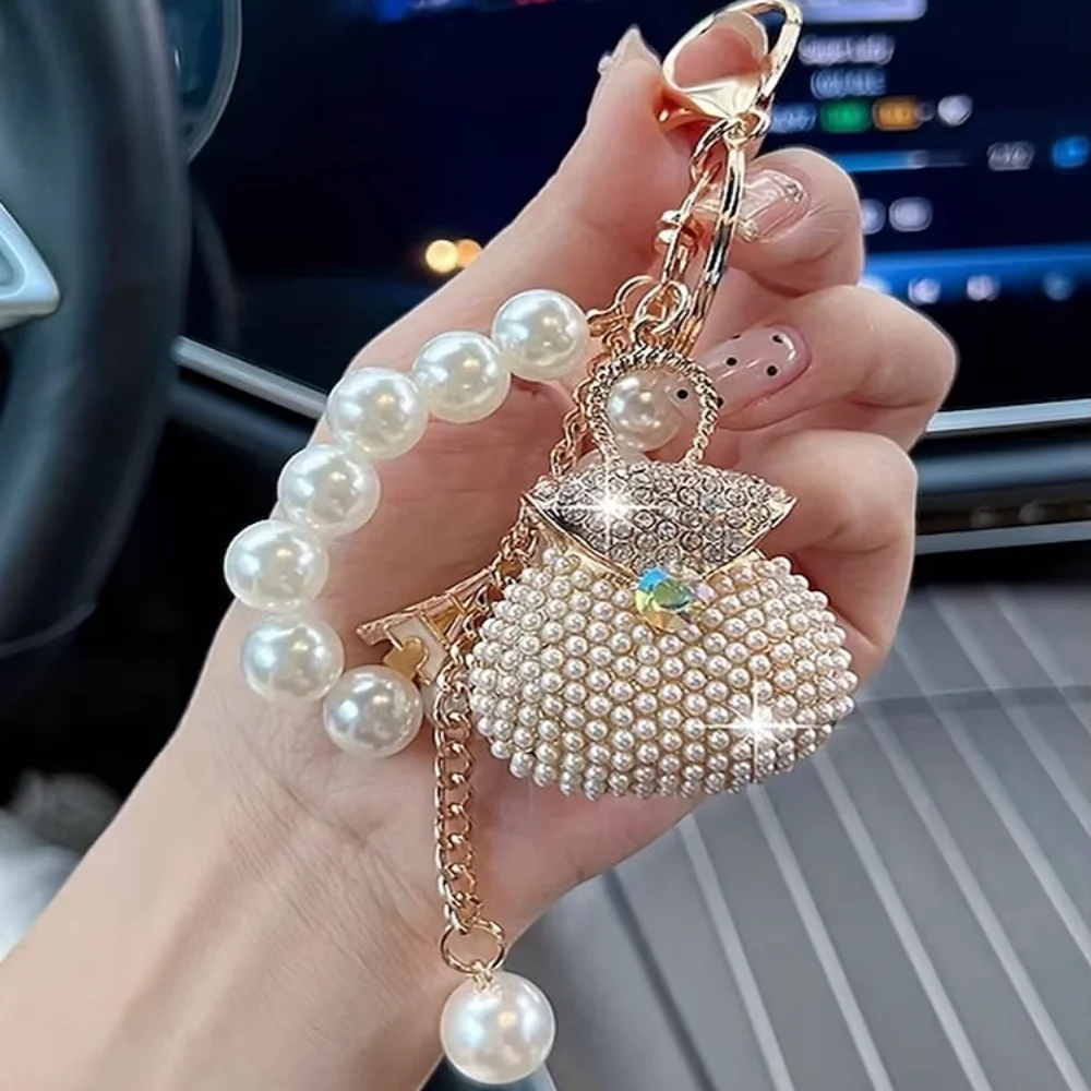 Trend Pearl Beads Zircon Studd - đánh giá và giá Women Bags In Trend