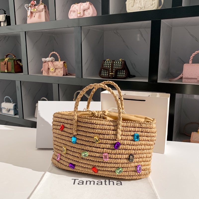 Summer Straw Woven Handmade Ha - đánh giá và giá Women'S Bags Holiday