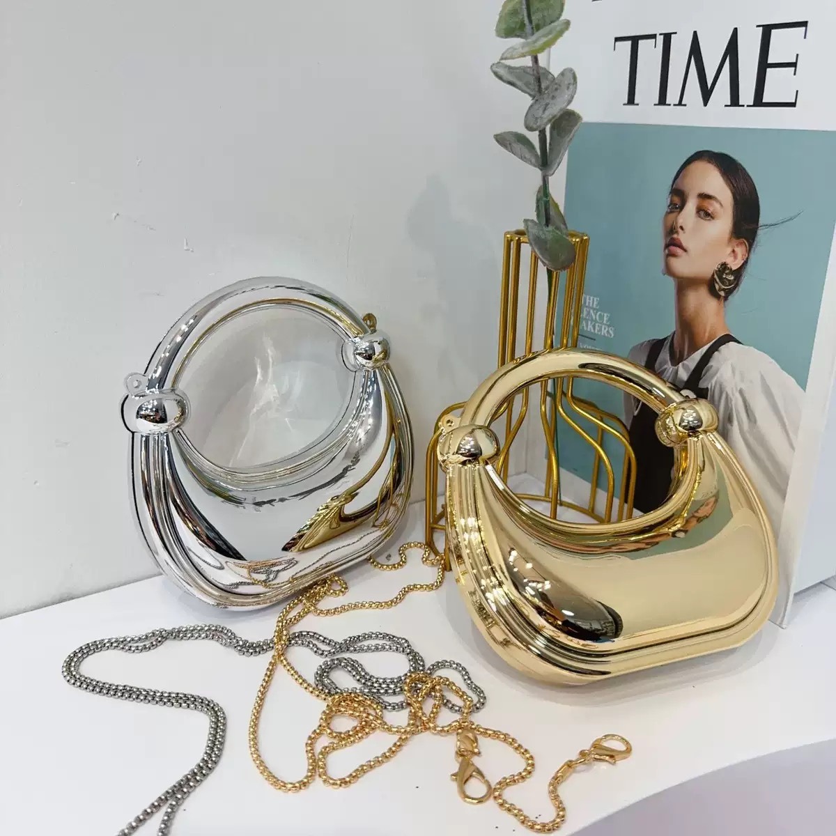 Mini Golden Evening Bag Purses - đánh giá và giá Women Bags Dkny
