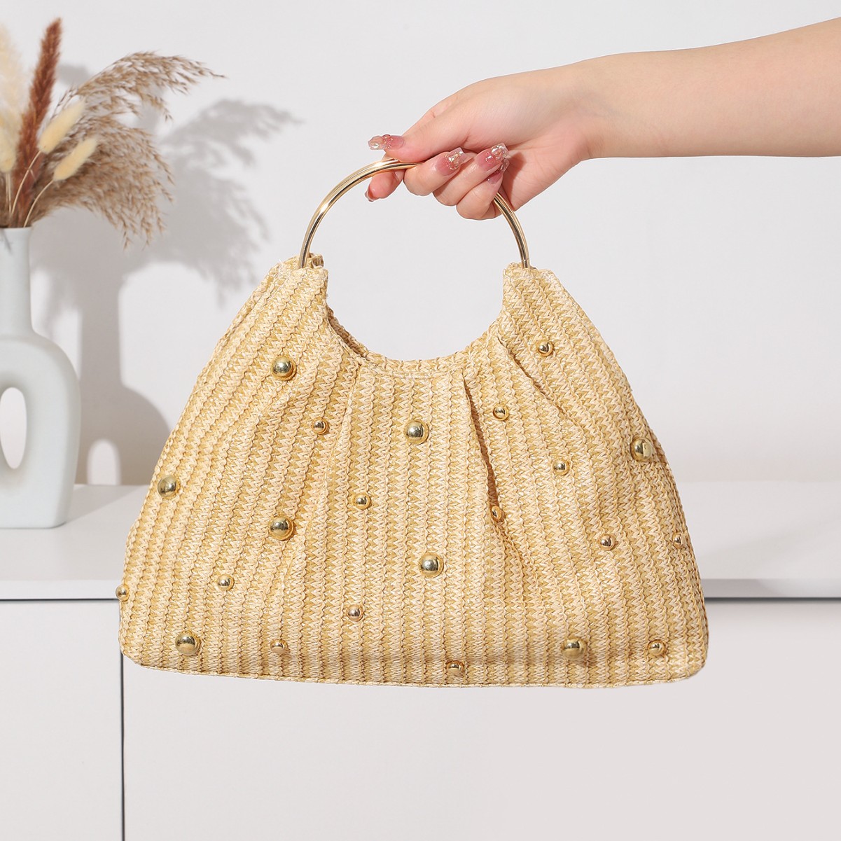 New popular fashion beaded str - đánh giá và giá Women'S Bags Holiday