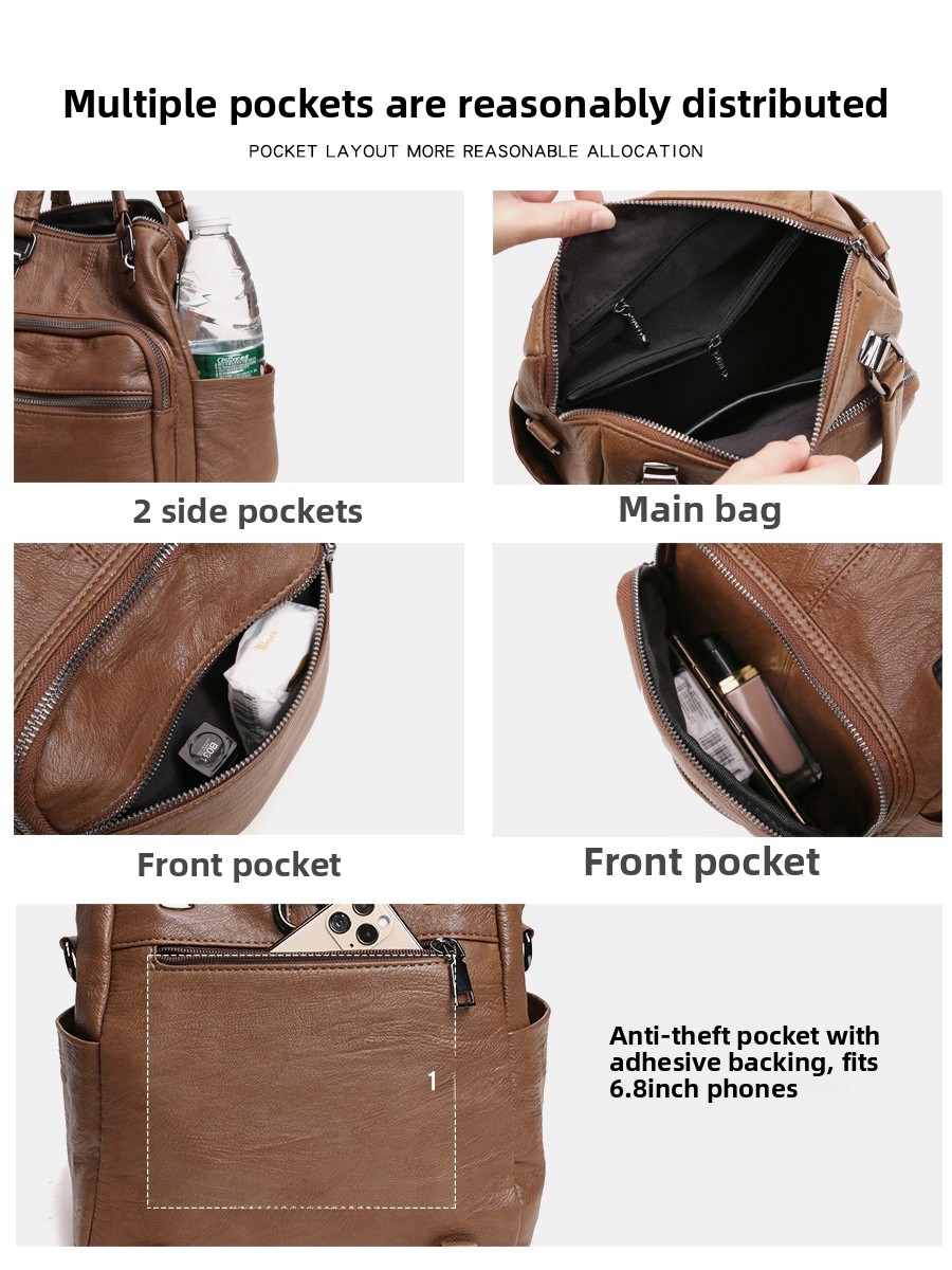 MK Jie Genuine Leather Handbag - đánh giá và giá Women Bags Mk