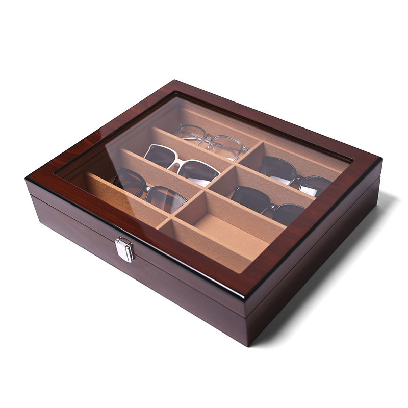 6 Grids Eyewear Cases Man Luxu - đánh giá và giá Box Bag Rigid