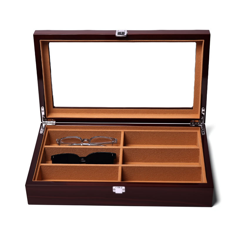 6 Grids Eyewear Cases Man Luxu - đánh giá và giá Box Bag Rigid
