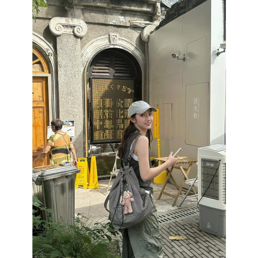 【New Arrival】 Y2K Striped Draw - đánh giá và giá Women Bags New