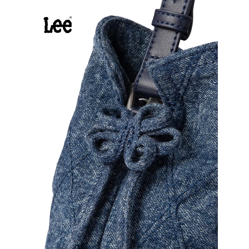LEE Chinese Knot Denim Blue Wo - đánh giá và giá Women Bags In Trend