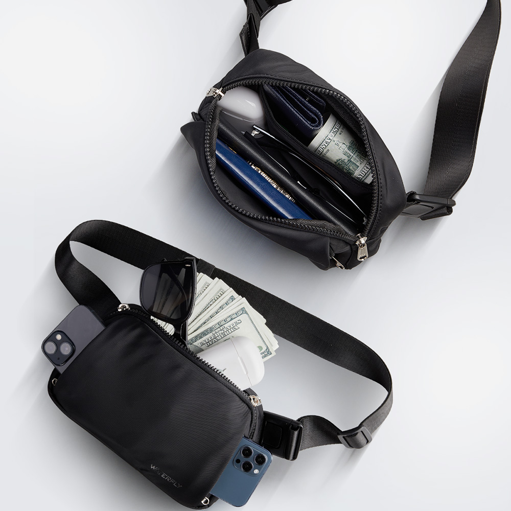 WATERFLY Crossbody Belt Fanny  - đánh giá và giá Women Bags Dkny